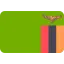 Visa Zambie flag